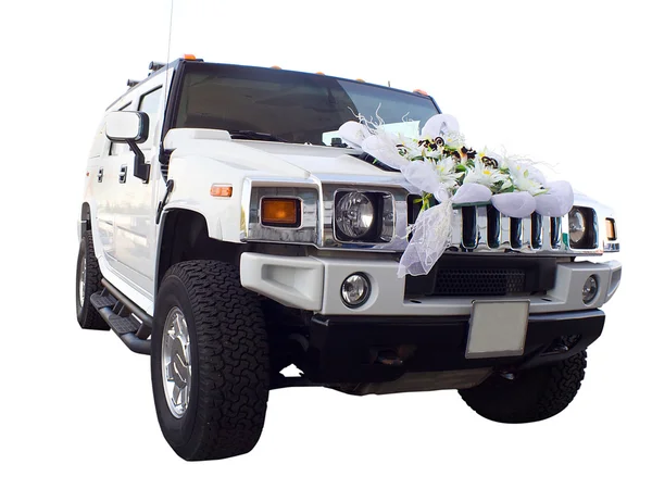 Off-highway auto als bruiloft limousine — Stockfoto