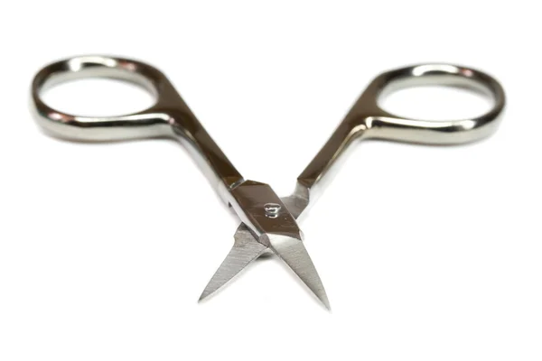 Otevřené nehtové nůžky — Stock fotografie