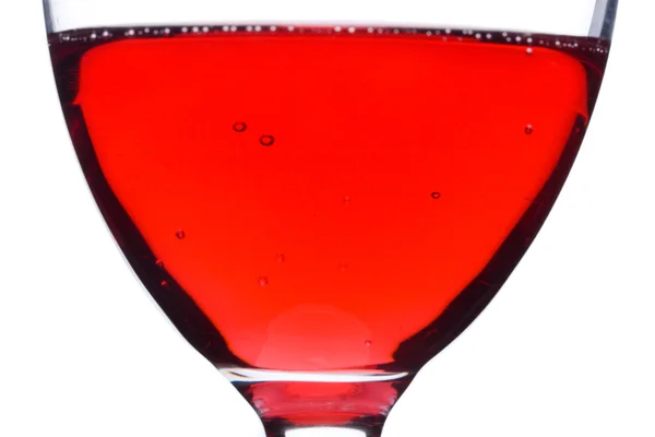 Vinho de groselha vermelha em vidro — Fotografia de Stock