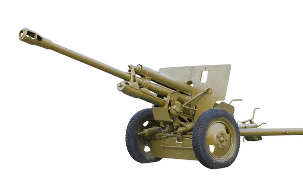 stock image Soviet field gun