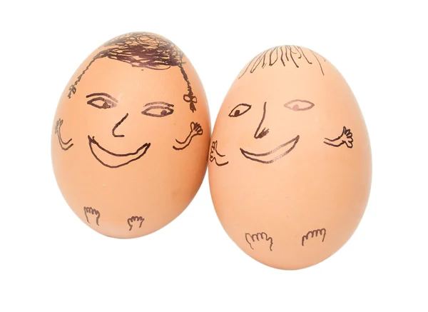İki Paskalya yumurtası — Stok fotoğraf