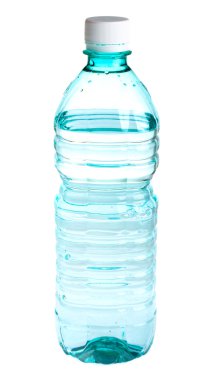 Bir şişe su.