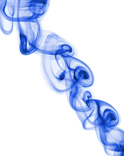 抽象的蓝色烟雾 — 图库照片