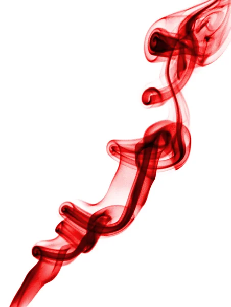 Abstrakt röd rök — Stockfoto