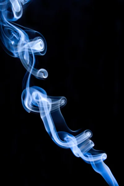 Abstrakt rök på svart — Stockfoto