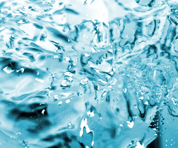 蓝色的水抽象 — 图库照片