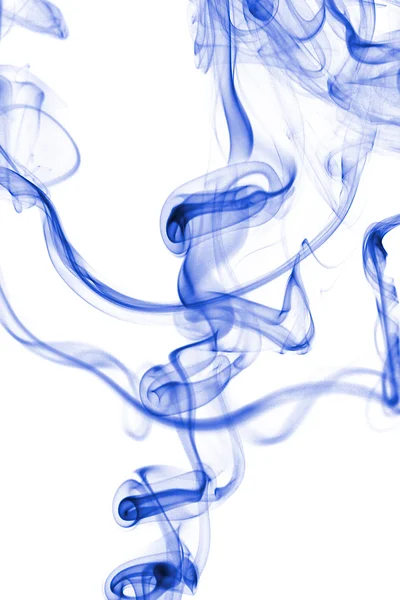 Yakın çekim soyut mavi duman — Stok fotoğraf