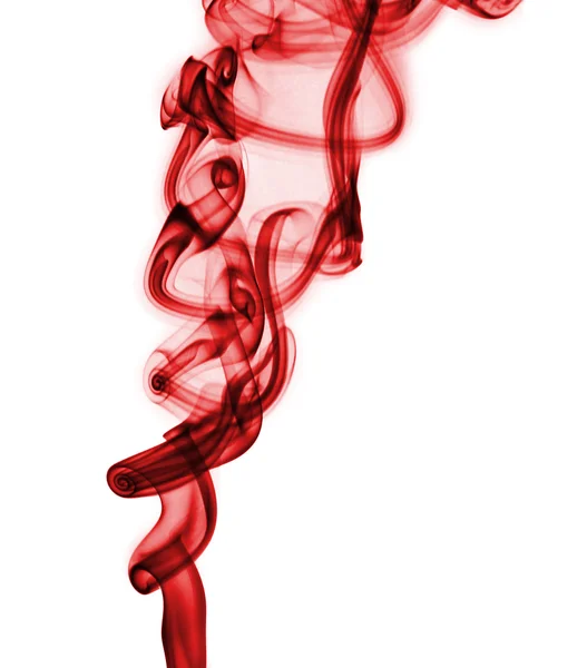Красный густой дым — стоковое фото