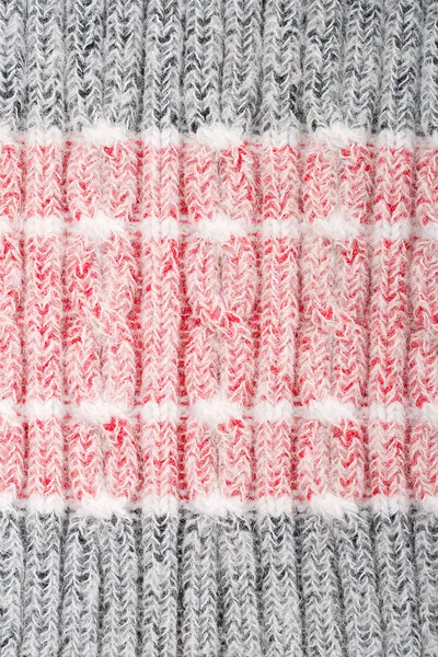 Червоний сірий вовняною тканиною — стокове фото