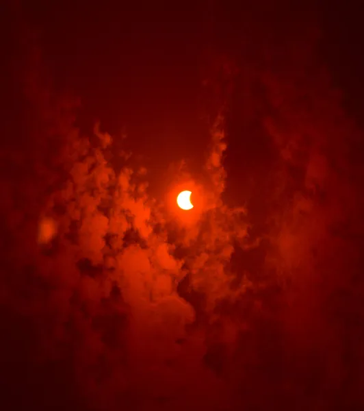 Eclipse solar — Fotografia de Stock