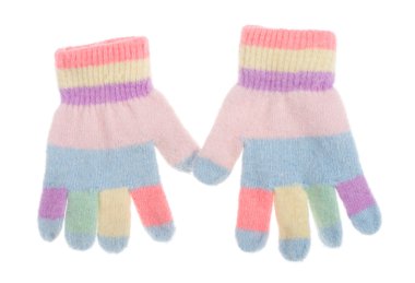 Two kids gloves clipart