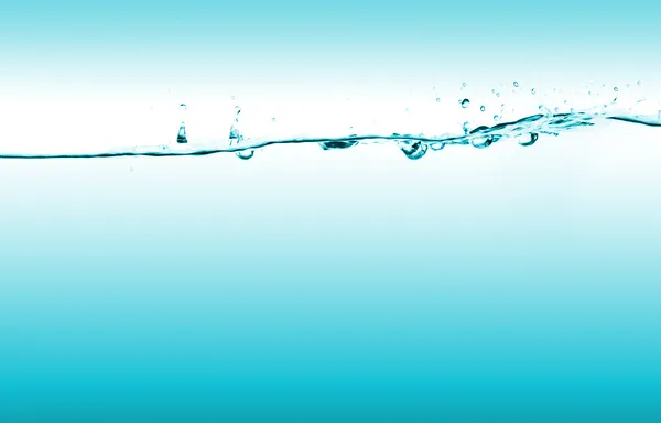 Gotas de água na superfície — Fotografia de Stock