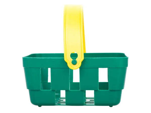 Green toy basket — Stock Photo, Image