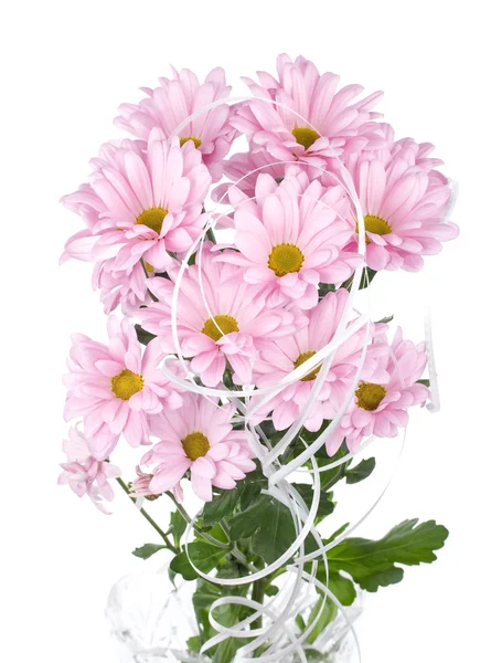 Roze chrysant bloemen boeket — Stockfoto