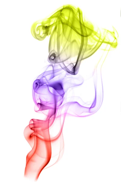 Farbenfroher Rauch — Stockfoto