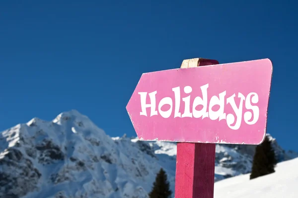 Holidays sign — Stock Photo, Image