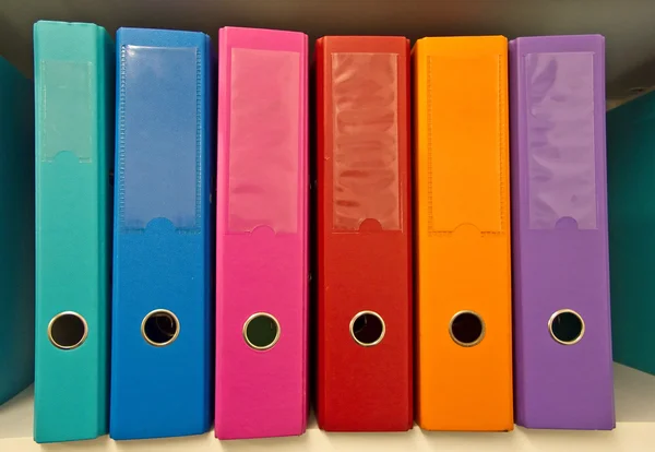 Colorful folders — Stock Photo, Image