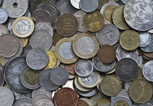 Mynt bakgrund — Stockfoto