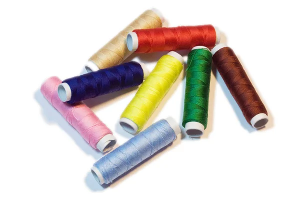 Reeks van kleurrijke naaien — Stockfoto
