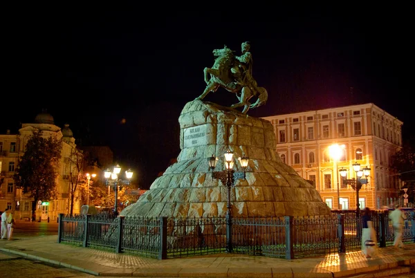 stock image A monument to Bogdan Khmelnitsky