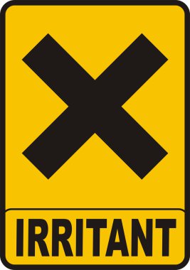 Irritant Sign clipart