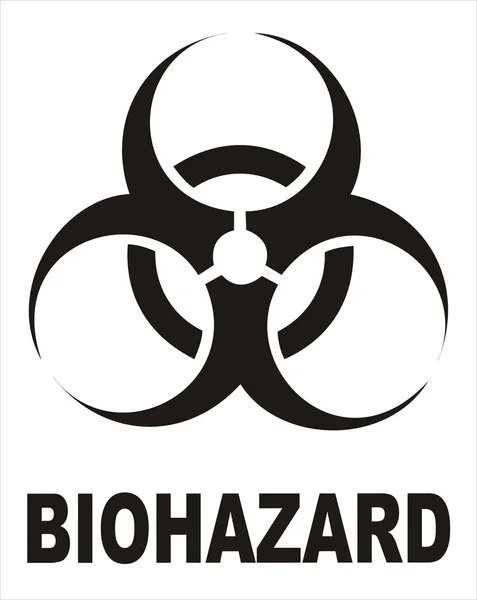 Biohazardteken — Stockfoto