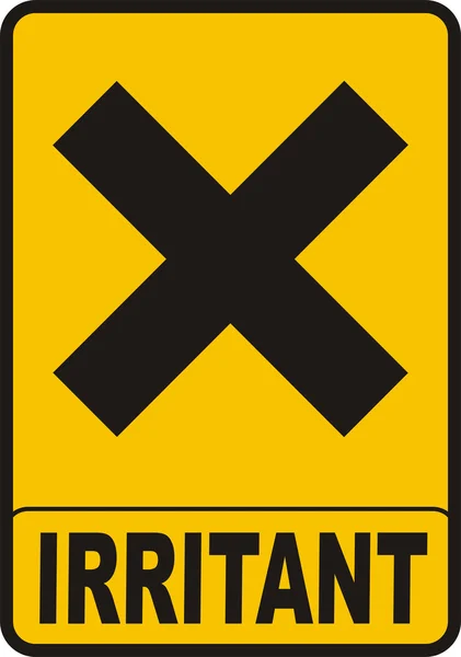 Irritant Sign — Stock Photo, Image