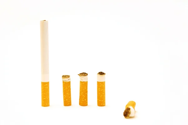 Stock image Cigarette and cigarette butts