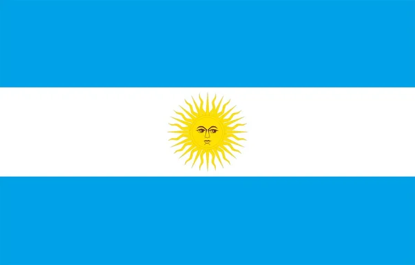 Bandiera dell'Argentina — Foto Stock