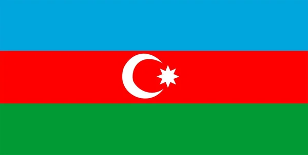 Aserbajdsjansk flagg – stockfoto