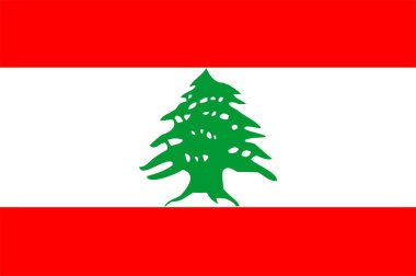 Lebanon Flag clipart