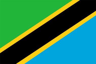 Tanzania Flag clipart