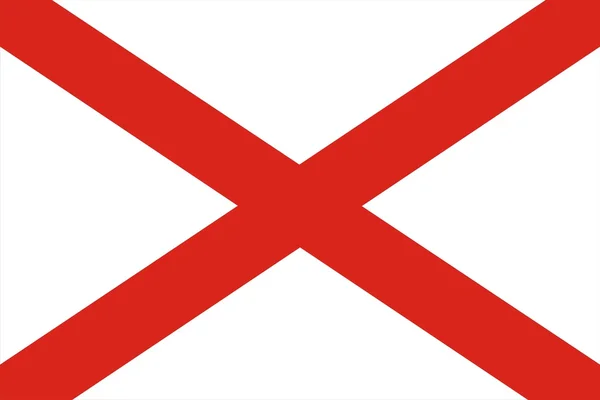 Bendera Alabama — Stok Foto