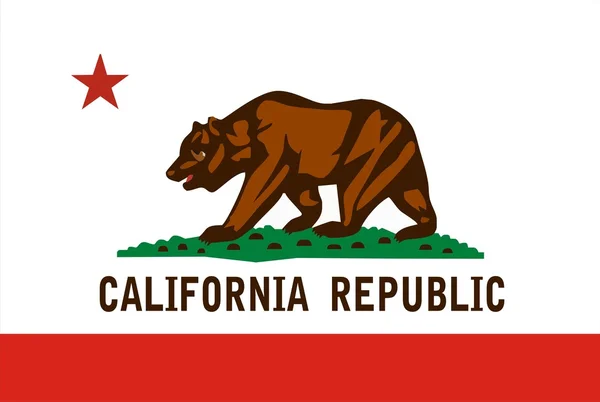 Bandera de California — Foto de Stock