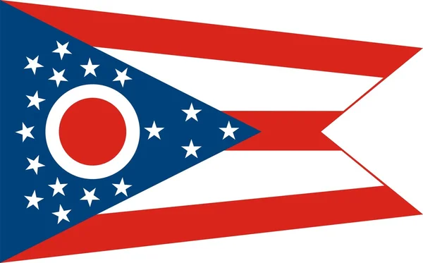 Flaga Ohio — Zdjęcie stockowe