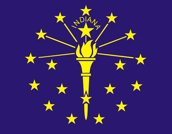 stock image Indiana Flag