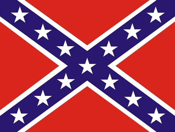 Флаг Конфедерации — стоковое фото