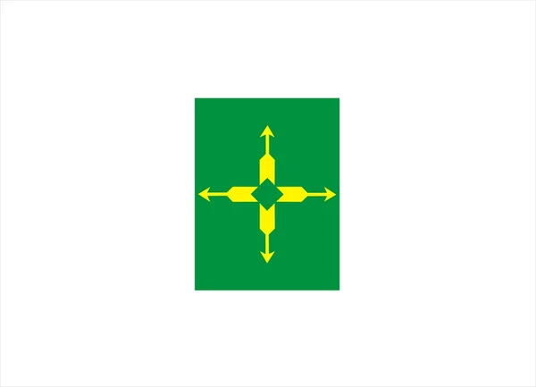 Флаг Бразилиа — стоковое фото