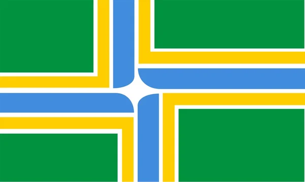 Portland zászló — Stock Fotó