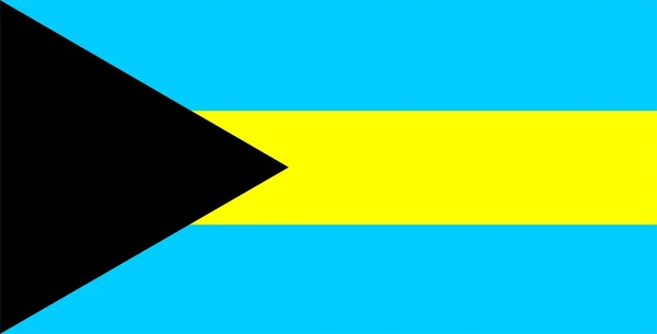 Bahama-szigetek zászló — Stock Fotó