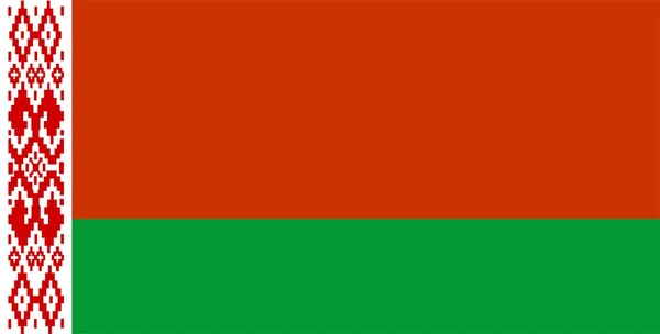 Bandeira da Bielorrússia — Fotografia de Stock