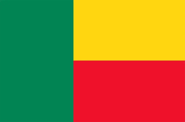 Ilustración de la bandera de Benin —  Fotos de Stock