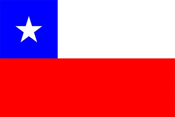 Chile flagga — Stockfoto