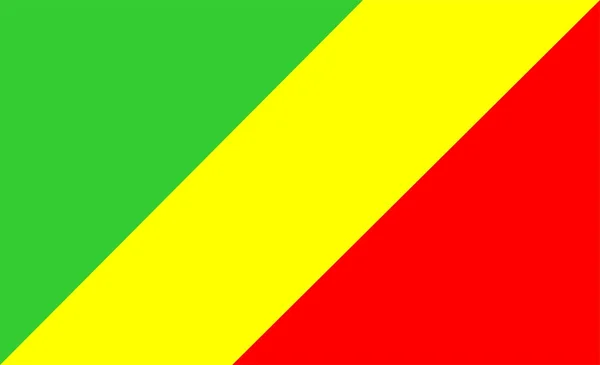 Flag Of Congo — Stock Photo, Image