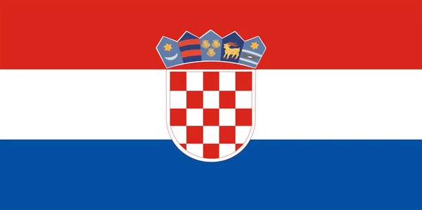 Flag Of Croatia — Stock Photo, Image