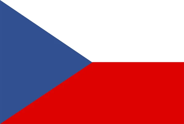 Çek Cumhuriyeti bayrağı — Stok fotoğraf