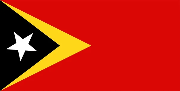 Vlajka Východního Timoru — Stock fotografie