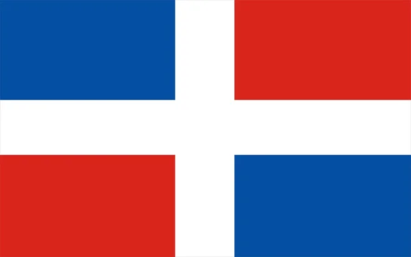 Bandera de República Dominicana — Foto de Stock
