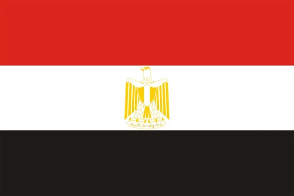 埃及的旗子 — 图库照片