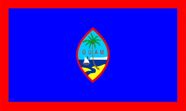 Bandera de Guam — Foto de Stock